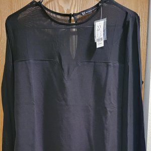 Brand New! Mesh on top black body suit